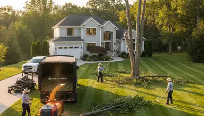 Professional lawn care and tree removal service in Albany, GA by Chop Chop Tree experts