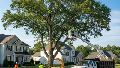 Professional tree removal service in Albany GA safely clearing trees for homes and businesses