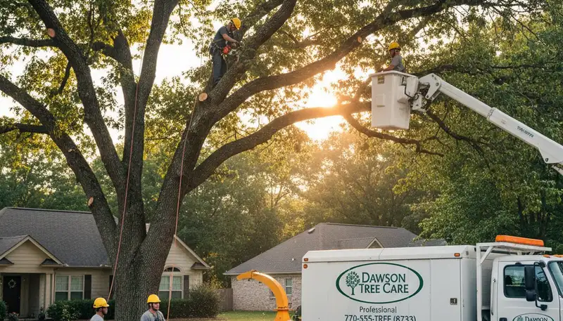 Professional tree removal service in Albany GA by local certified arborists