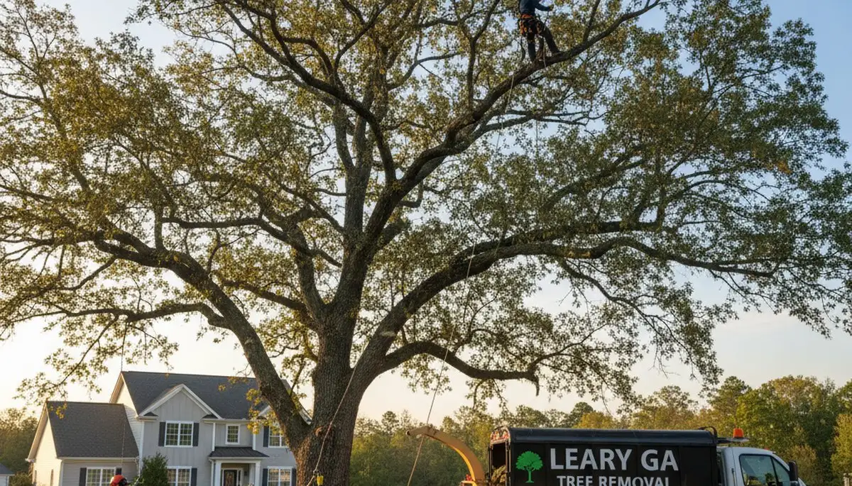 Professional tree removal service in Albany GA safely cutting and clearing trees